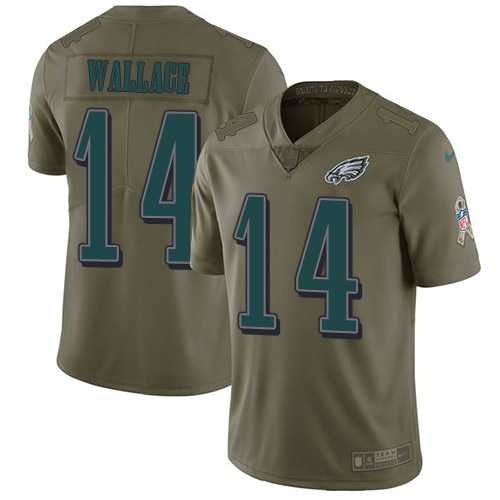 Nike Eagles 14 Mike Wallace Olive Salute To Service Limited Jersey Dzhi,We sell and wholesale Nike Eagles 14 Mike Wallace Olive Salute To Service Limited Jersey Dzhi on line form chian!